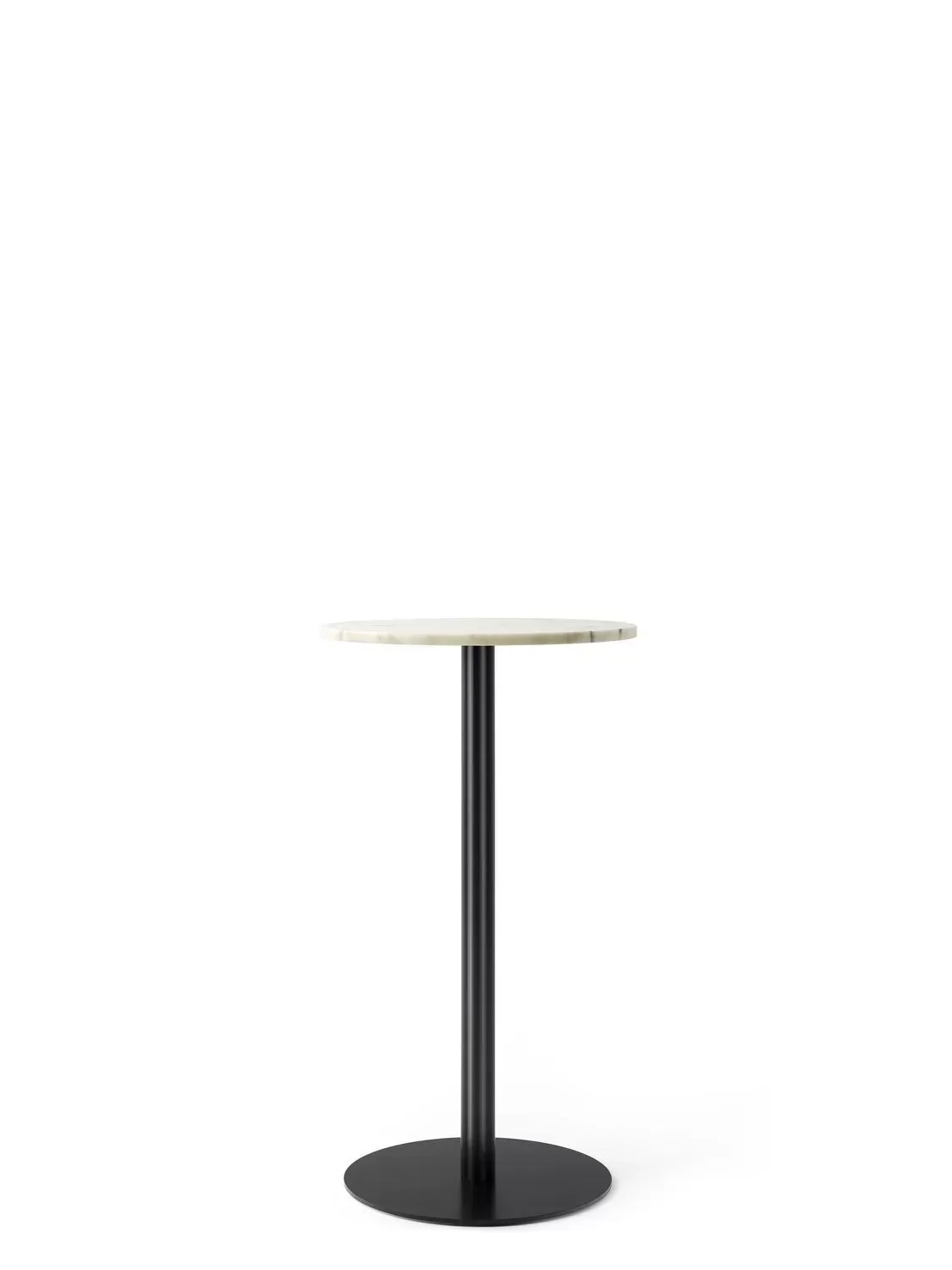 Audo Table Column Counter/Bar Ø60cm - Marbre Blanc Cassé - 102,7cm