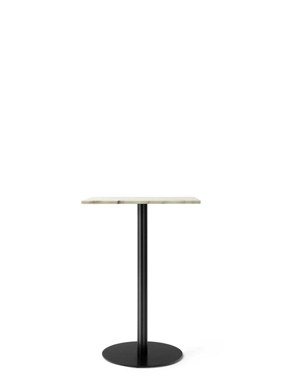 Audo Table Harbour Column Counter/Bar 60x70cm - Marbre Blanc Cassé - 72,4cm