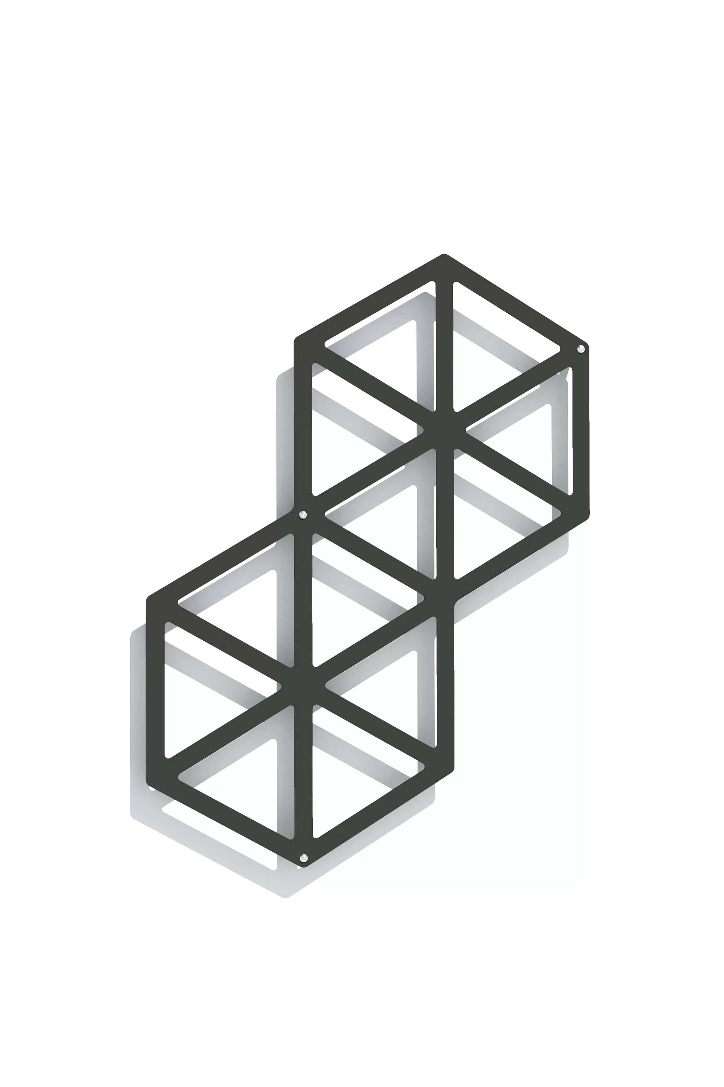 Flora Treillis mural d'Egypte - 39 x 66 cm