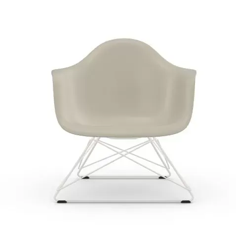 Vitra Outdoor Eames Plastic Chair LAR - galet RE - galet RE - blanc