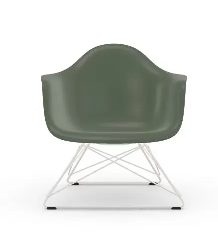 Vitra Fauteuil en plastique Eames LAR  - forest RE - blanc - forest RE