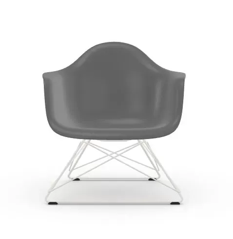 Vitra Outdoor Eames Plastic Chair LAR - gris granit RE - gris granit RE - blanc