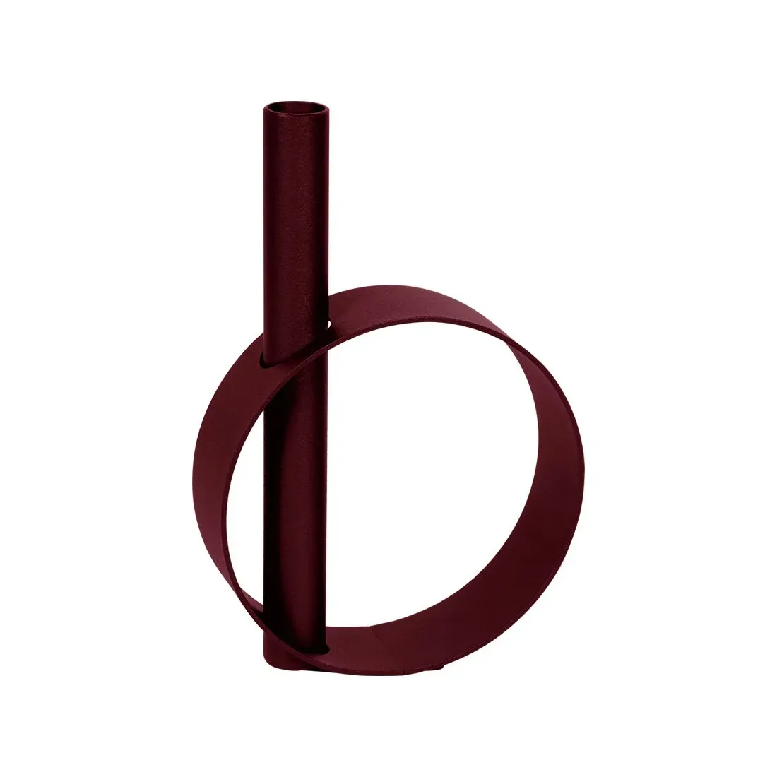 Fermob Vase à pied IOS - B9 cerise noire