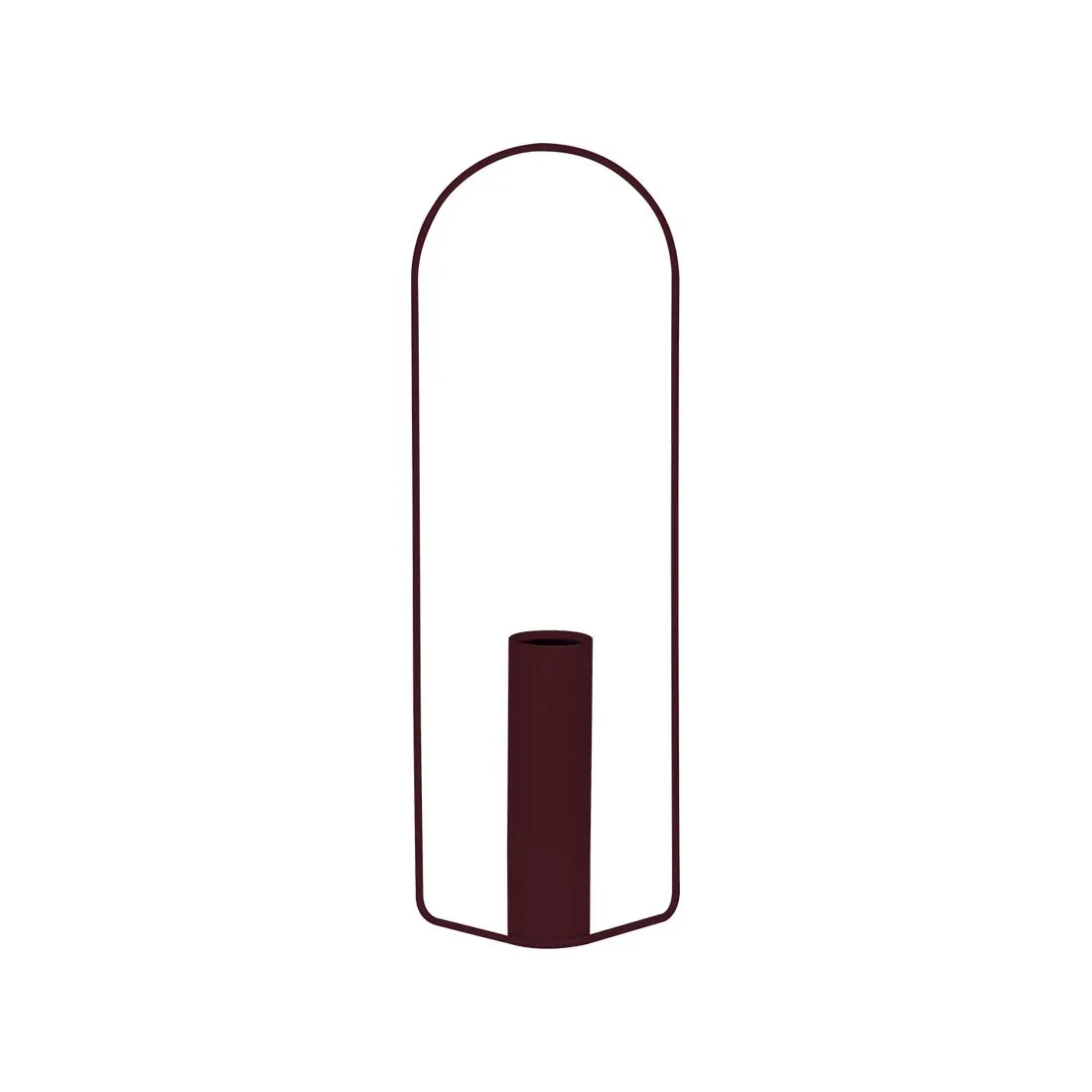 Fermob Vase ITAC - B9 cerise noire - cylindrique