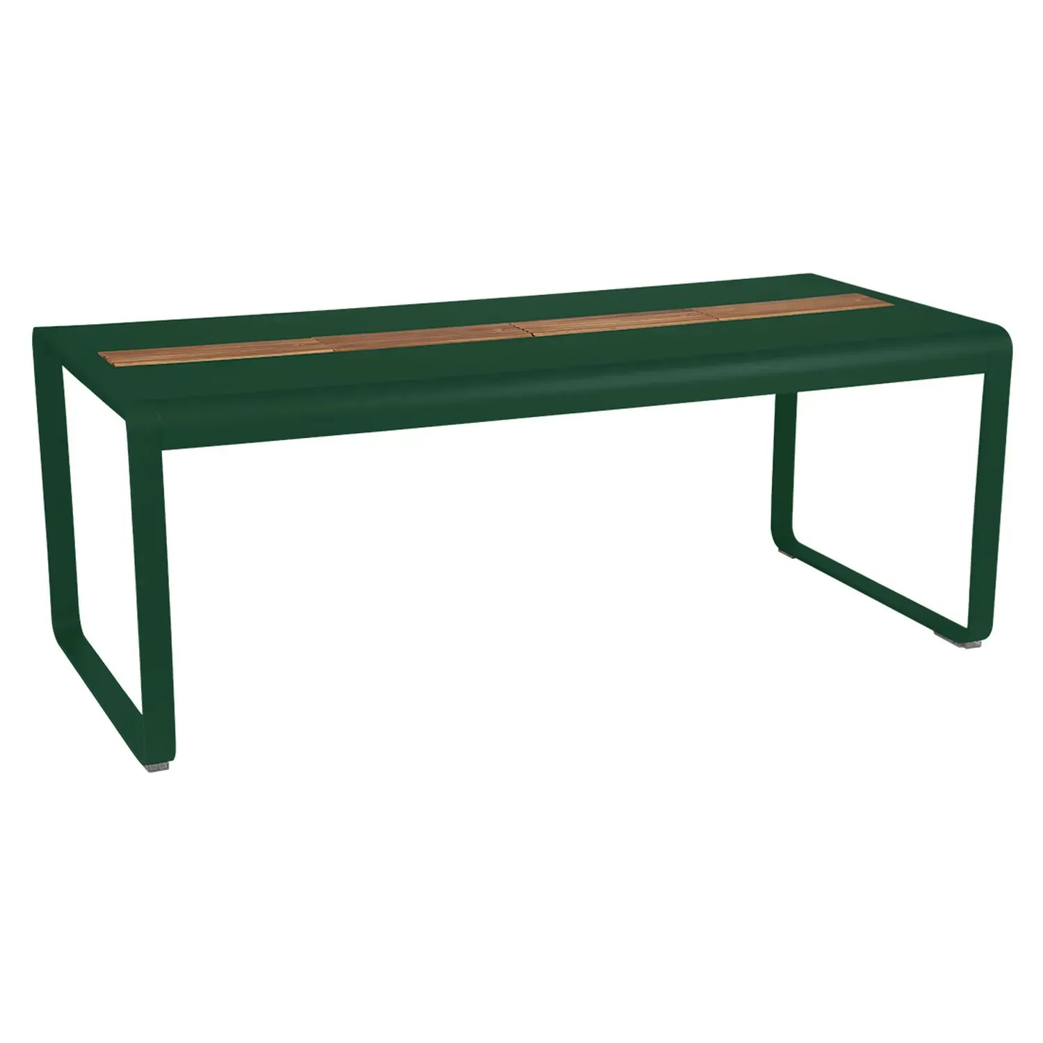 Fermob Table BELLEVIE avec rangement - 02 vert cèdre