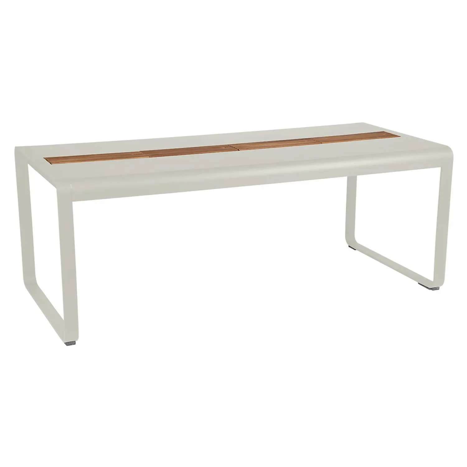 Fermob Table BELLEVIE avec rangement - A5 gris argile