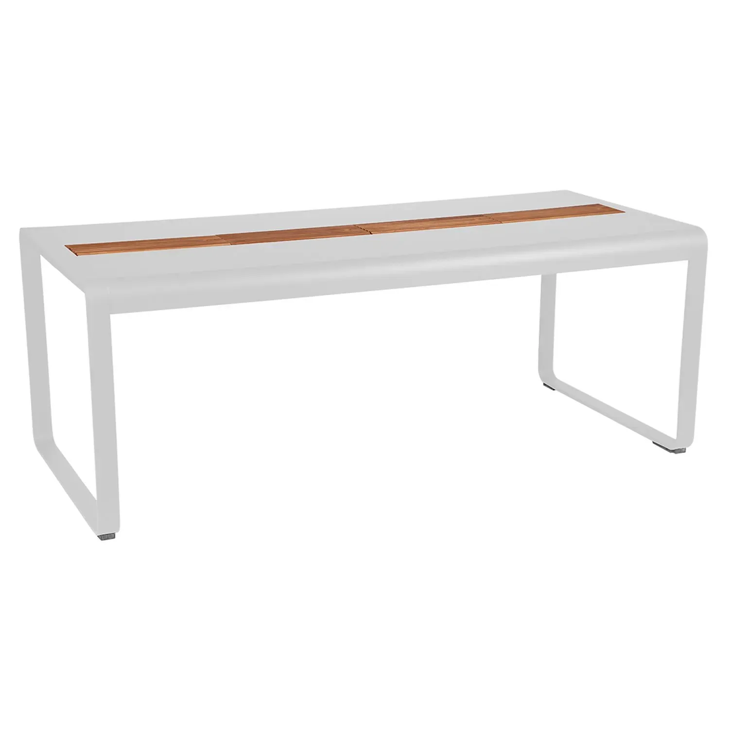Fermob Table BELLEVIE avec rangement - 01 blanc coton