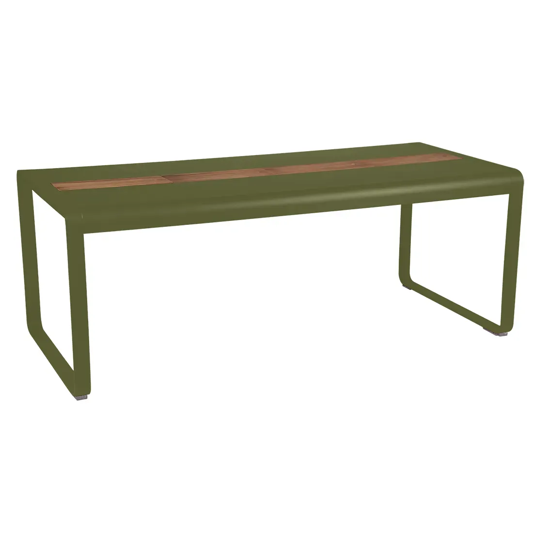 Fermob Table BELLEVIE avec rangement - D3 Pesto