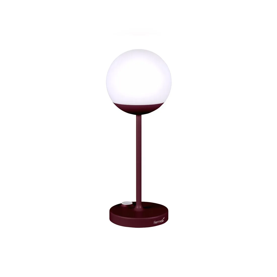 Fermob Lampe MOOON! H 41 cm - B9 cerise noire
