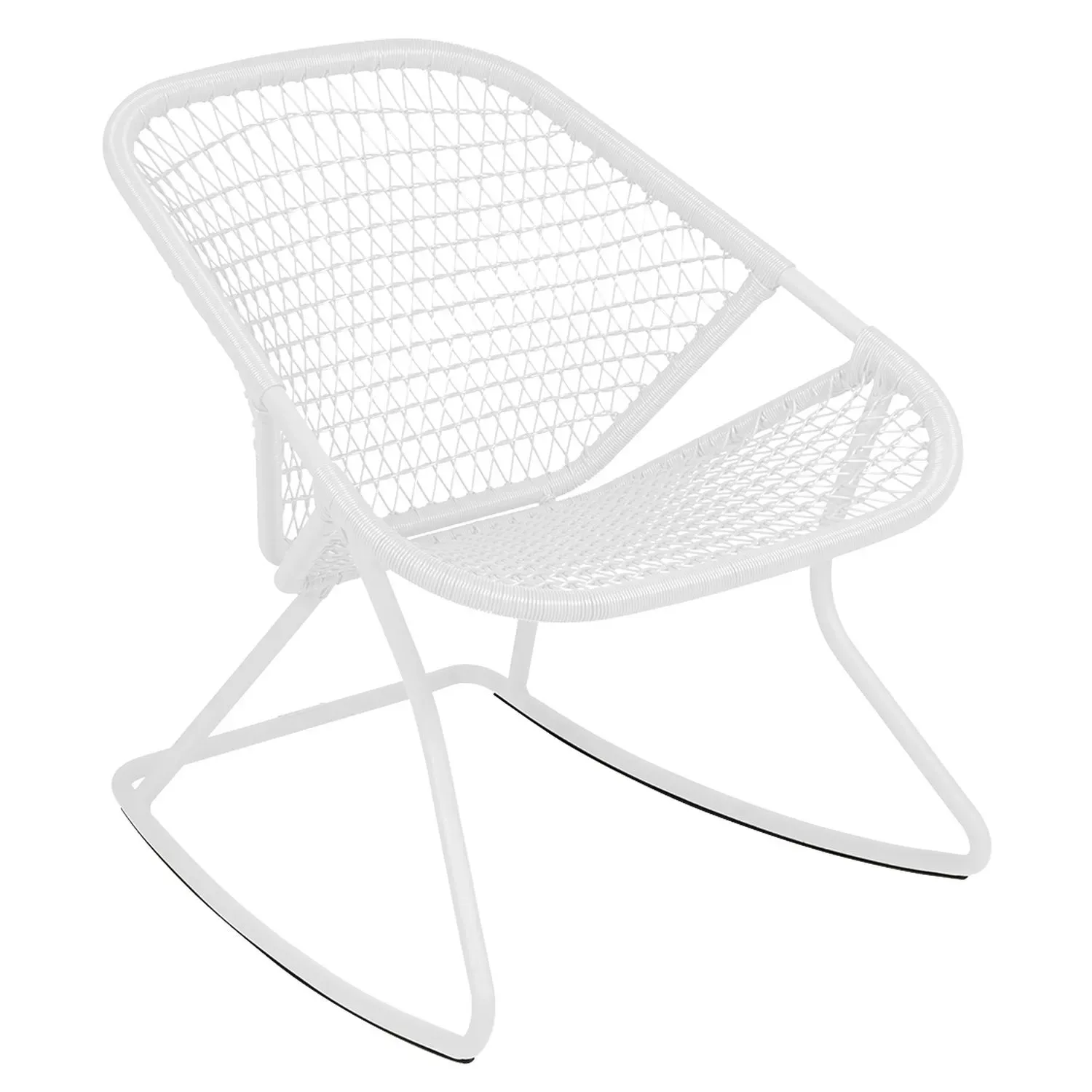 Fermob Chaise à bascule SIXTIES - 01 blanc coton
