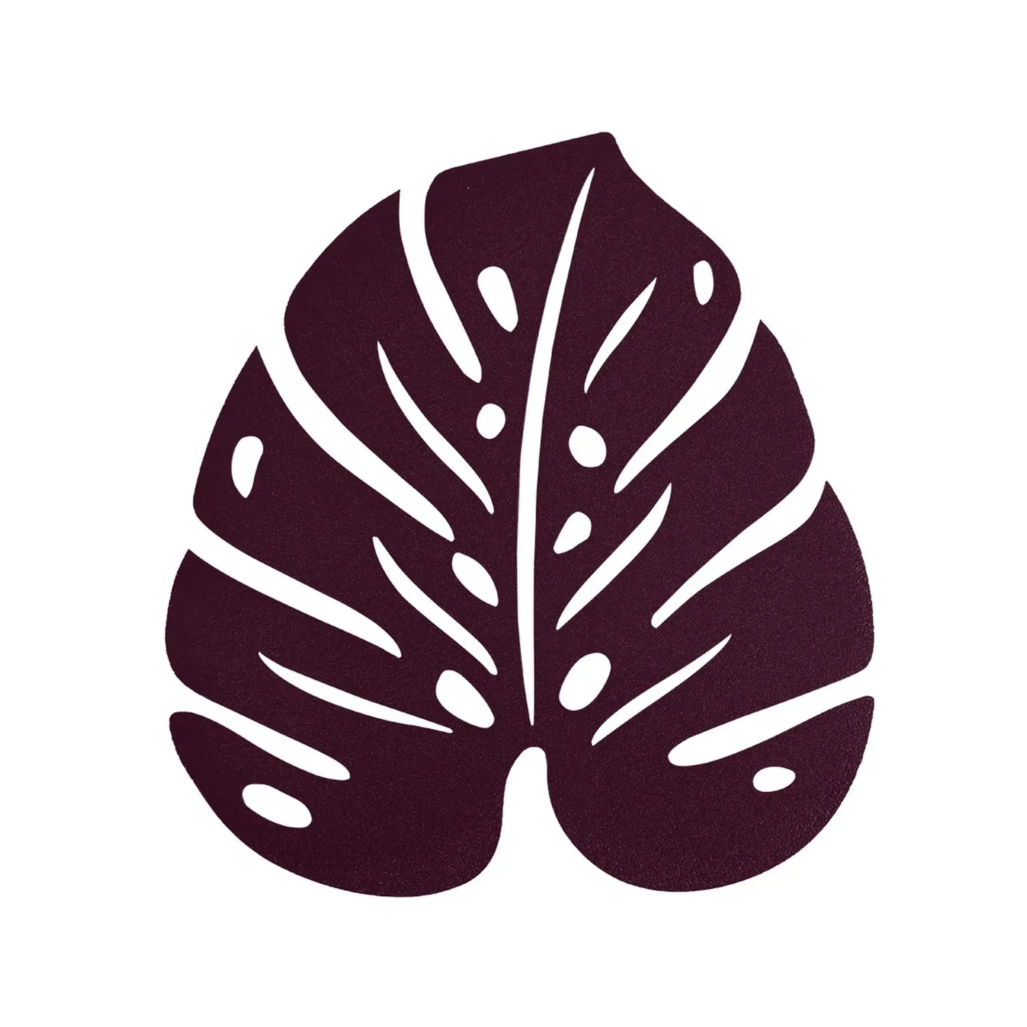 Fermob Dessous de plat Monstera ENVIE D'AILLEURS  - B9 cerise noire