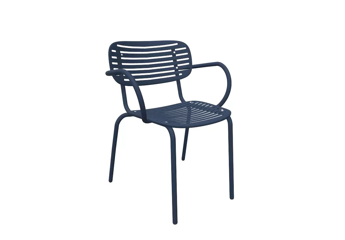 Emu Chaise avec accoudoirs Mom  - bleu saphire