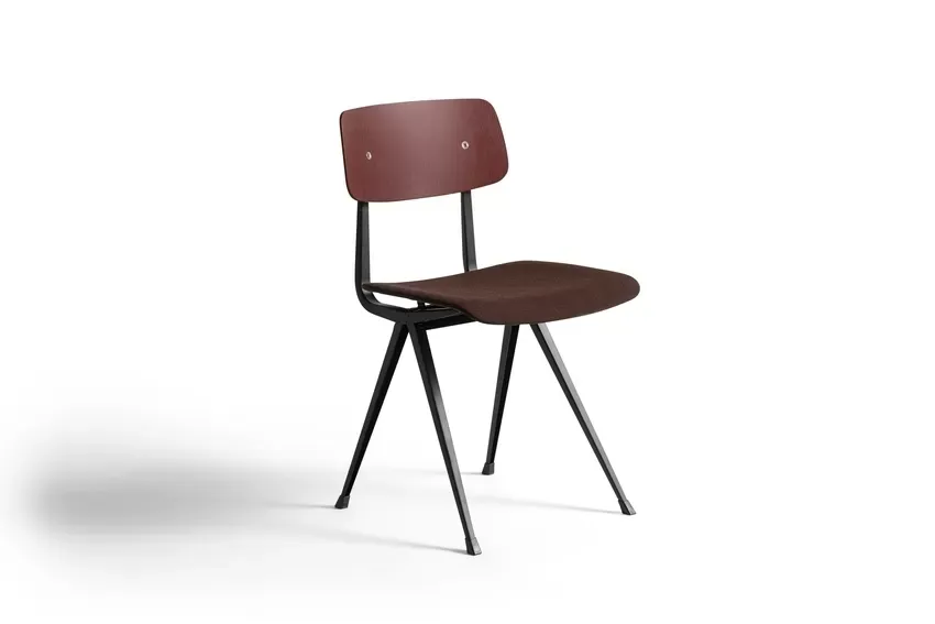 HAY Chaise rembourrée Result  - Chêne rouge/Remix373