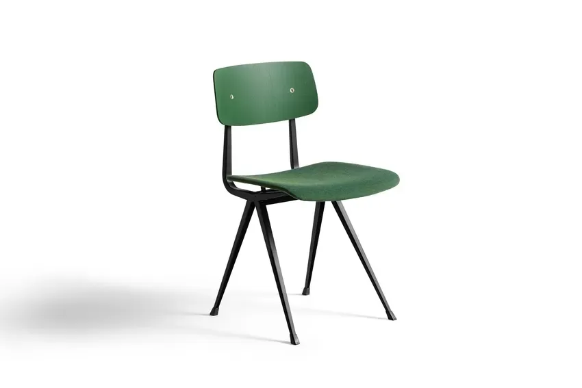 HAY Chaise rembourrée Result  - Chêne vert/Remix982