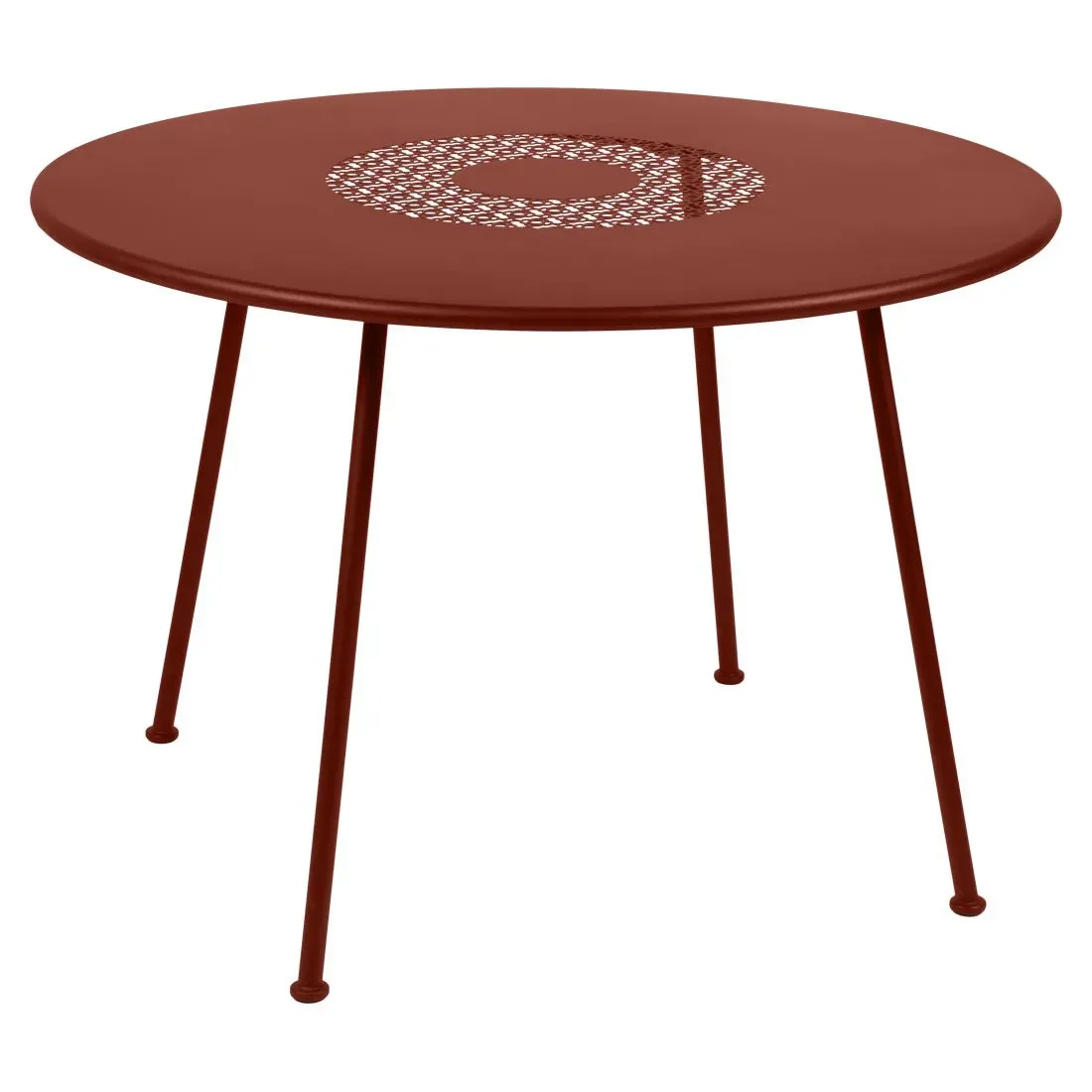 Fermob Table Lorette ronde - 20 ocre rouge