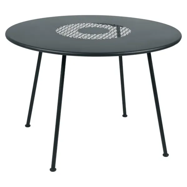 Fermob Table Lorette ronde - 26 gris orage
