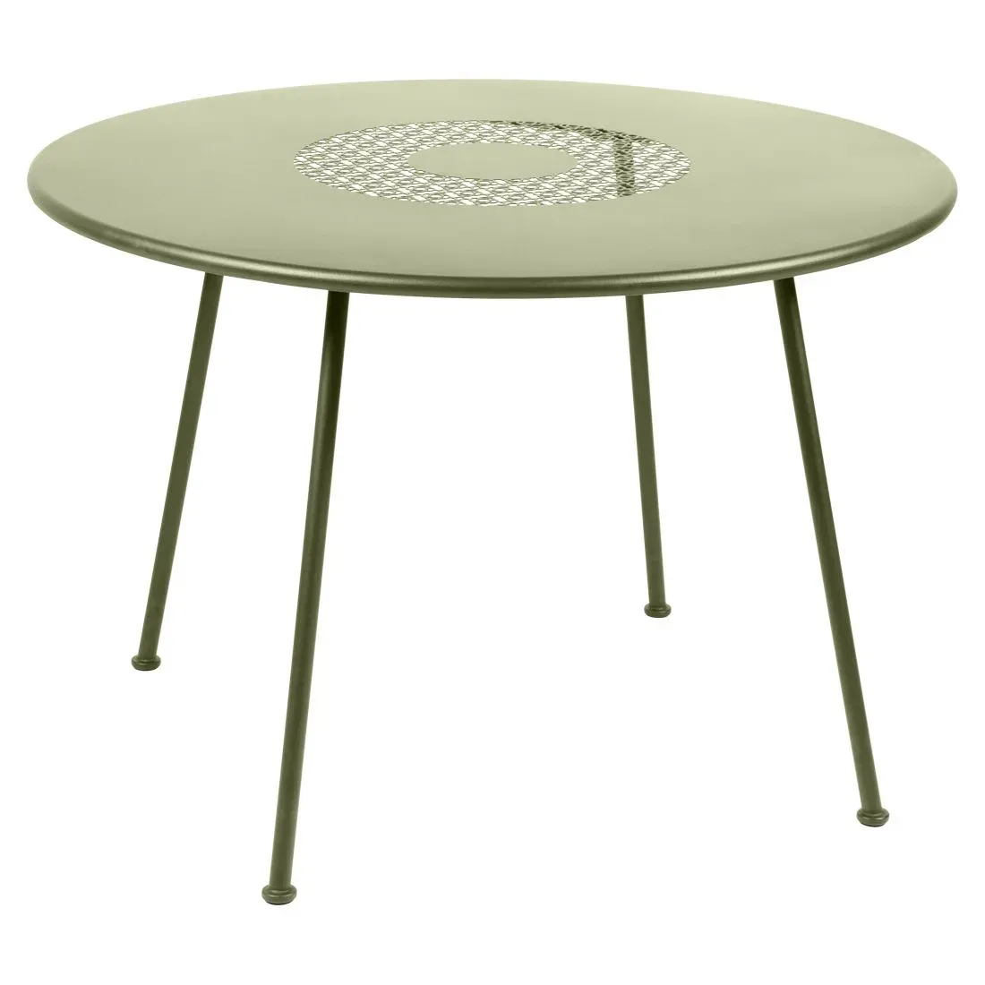 Fermob Table Lorette ronde - 65 vert tilleul