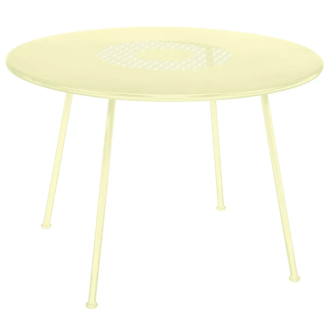 Fermob Table Lorette ronde - A6 citron givré