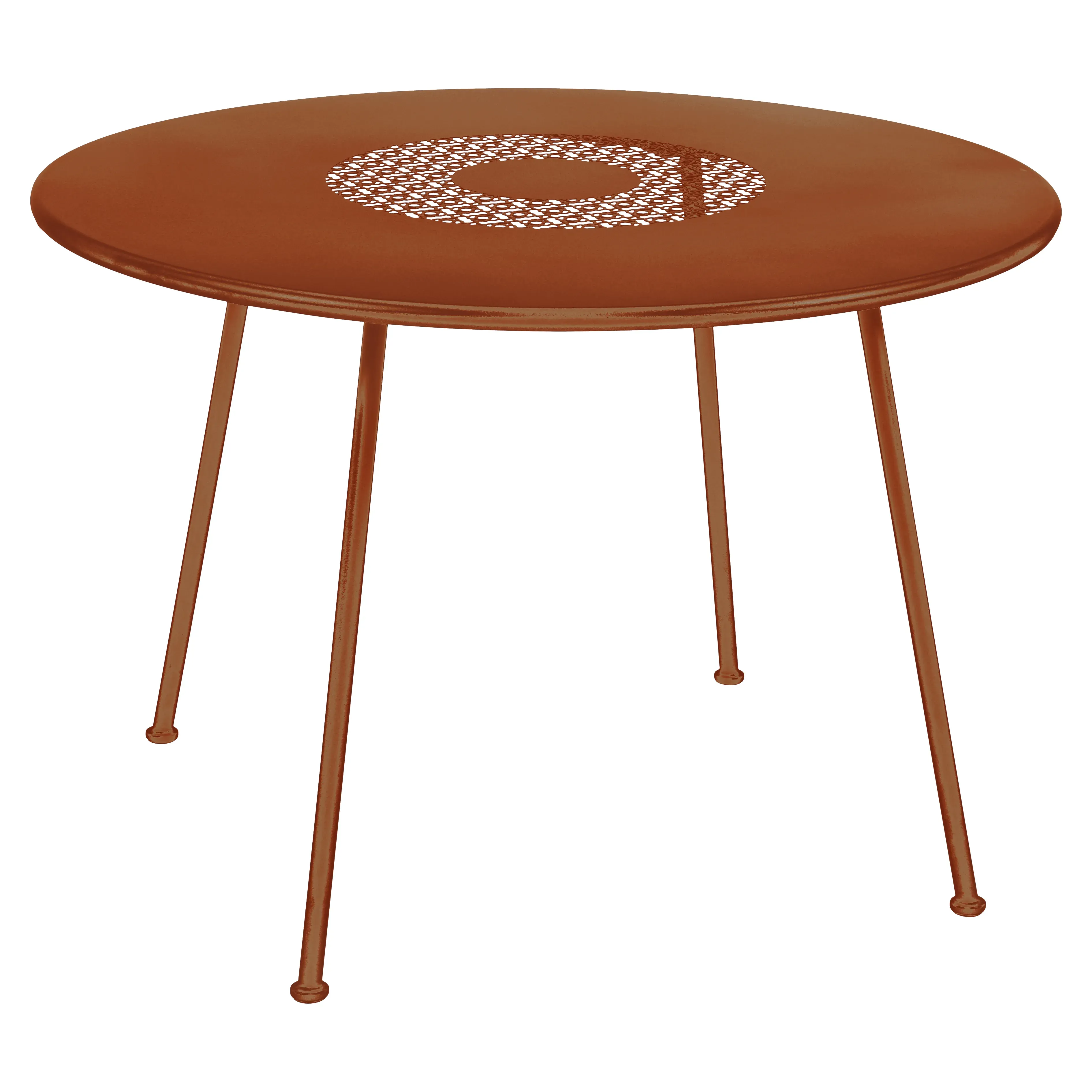 Fermob Table Lorette ronde - E2 orange confite