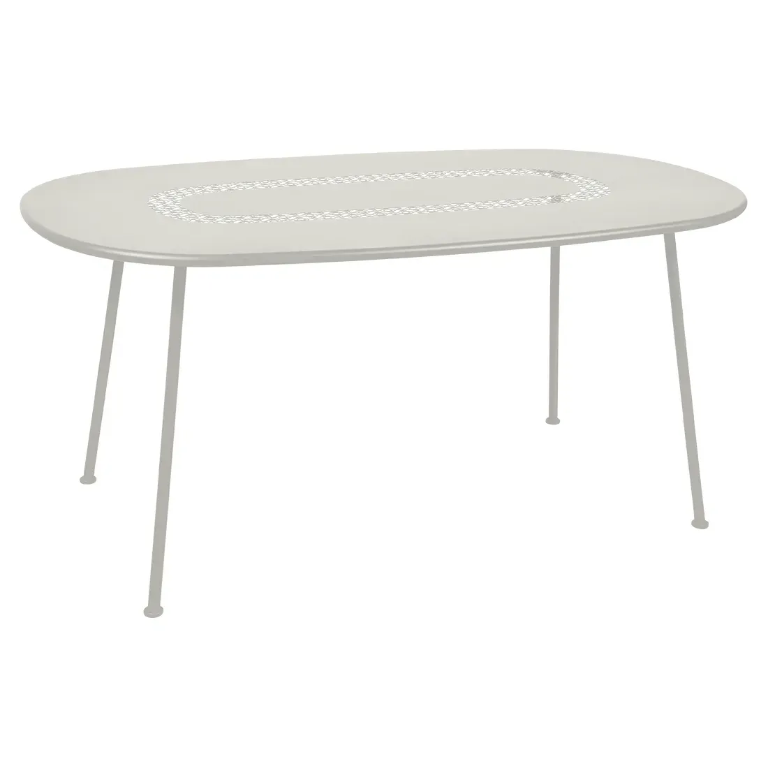 Fermob Table ovale Lorette  - A5 gris argile