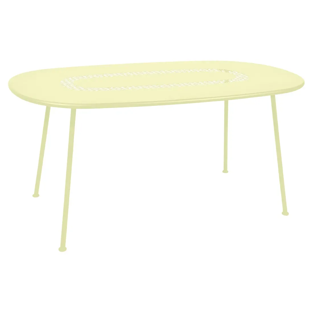 Fermob Table ovale Lorette  - A6 citron givré