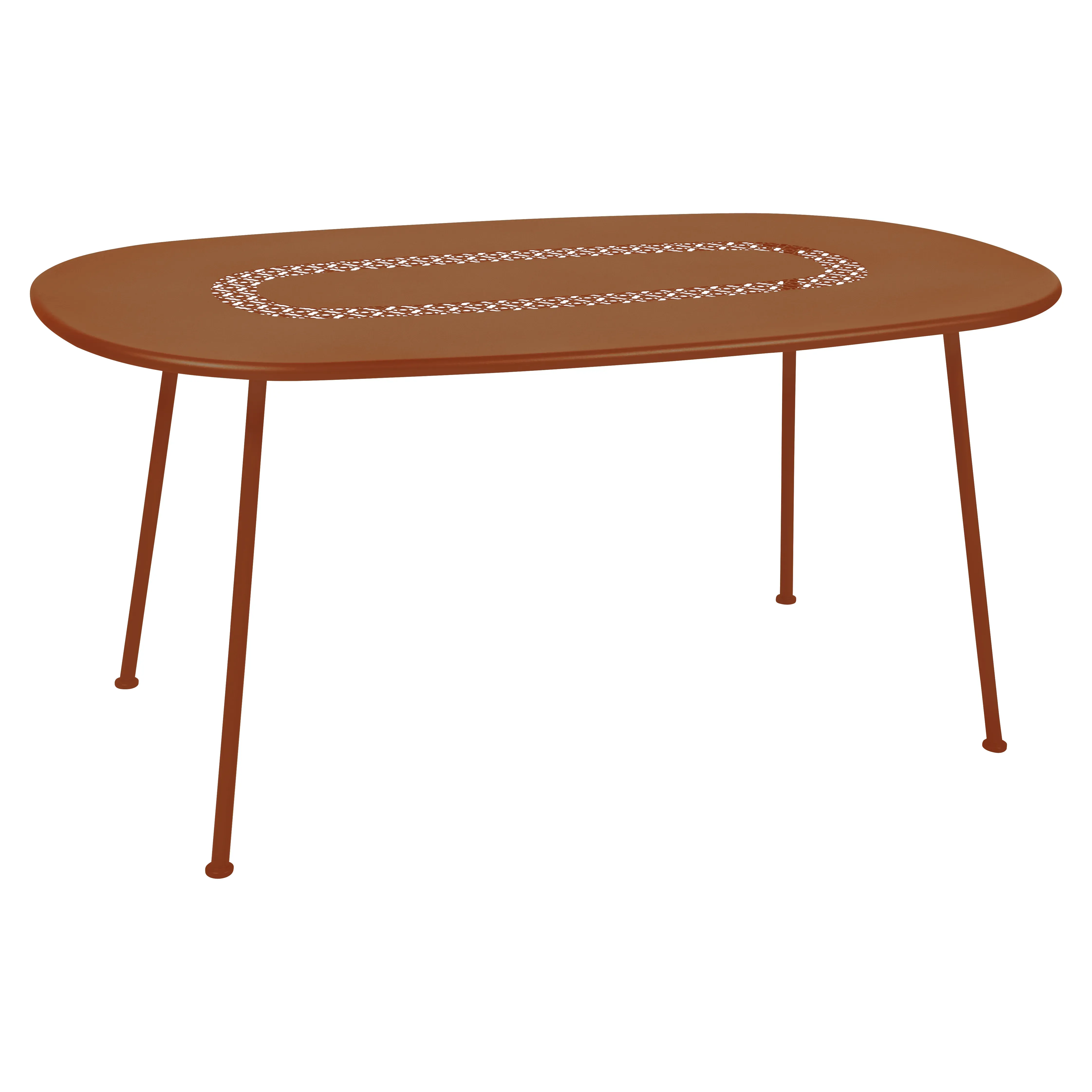 Fermob Table ovale Lorette  - E2 orange confite