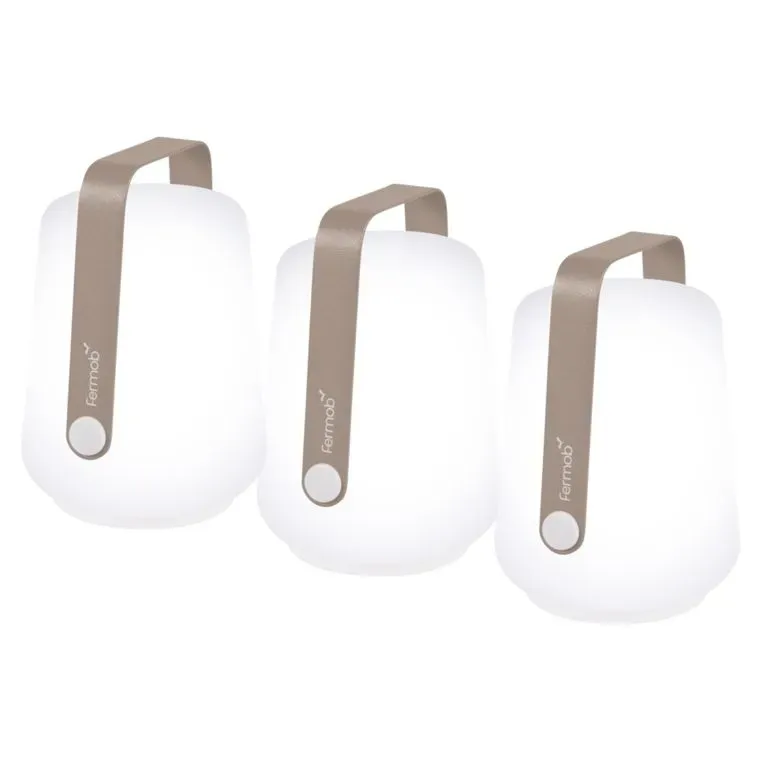 Fermob Ensemble de 3 lampes Balad  - 14 muscade