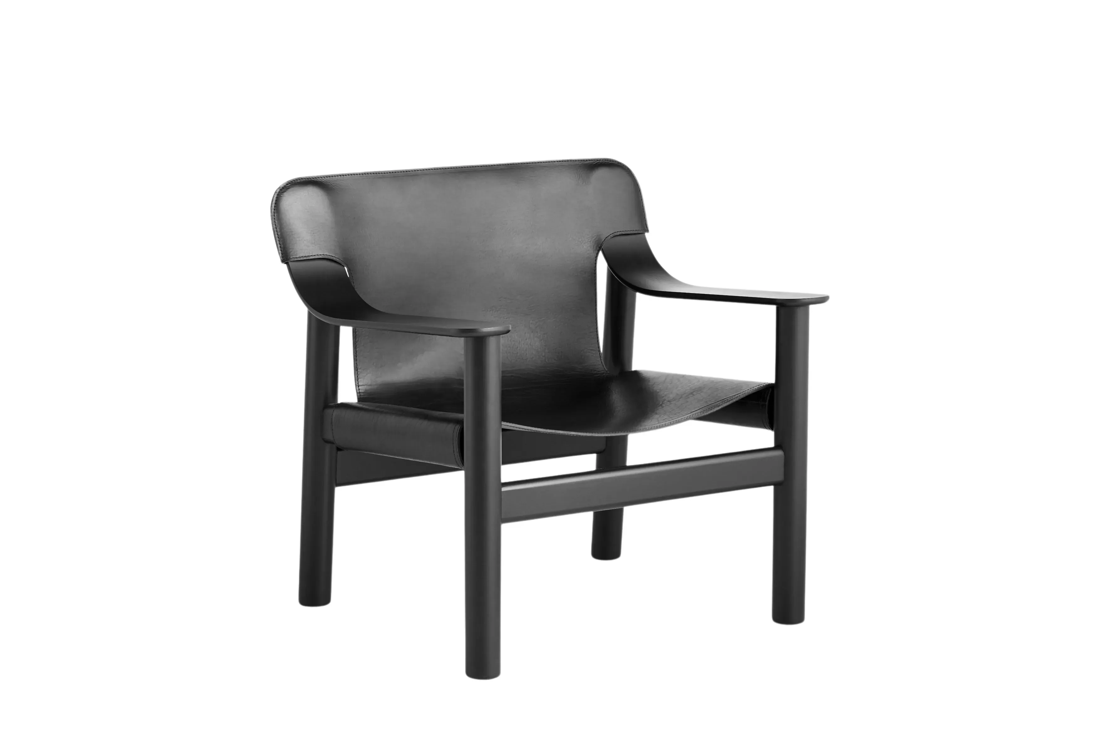 HAY Chaise Bernard - Cuir noir