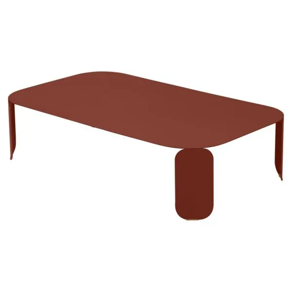 Fermob Table rectangulaire Bebop - 20 ocre rouge - H 29 cm