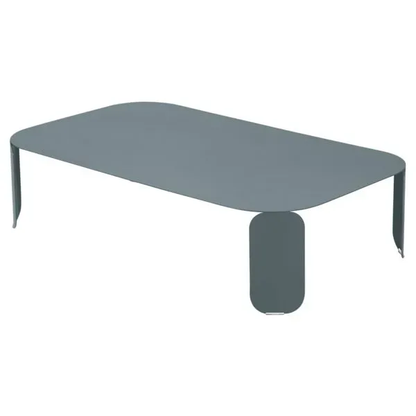 Fermob Table rectangulaire Bebop - 26 gris orage - H 29 cm