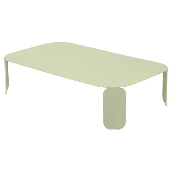 Fermob Table rectangulaire Bebop - 65 vert tilleul - H 29 cm