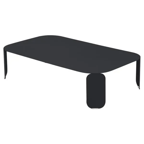 Fermob Table rectangulaire Bebop - 47 carbone - H 29 cm