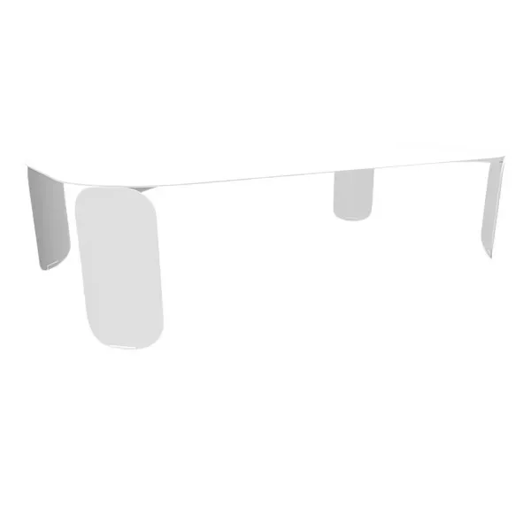 Fermob Table rectangulaire Bebop - 01 blanc coton - H 29 cm