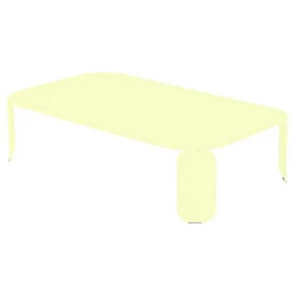 Fermob Table rectangulaire Bebop - A6 citron givré - H 29 cm