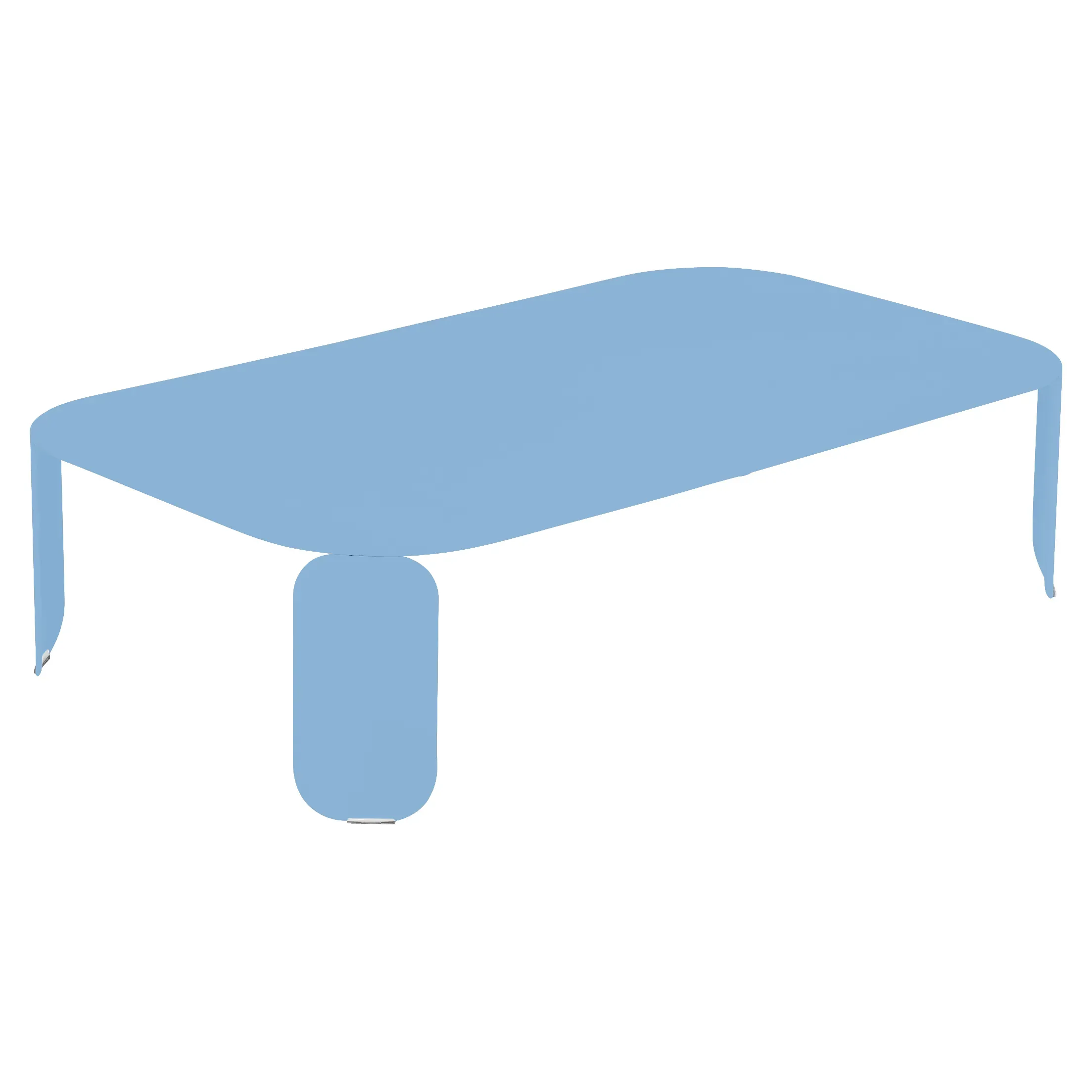 Fermob Table rectangulaire Bebop - E1 bleu-maya - H 29 cm