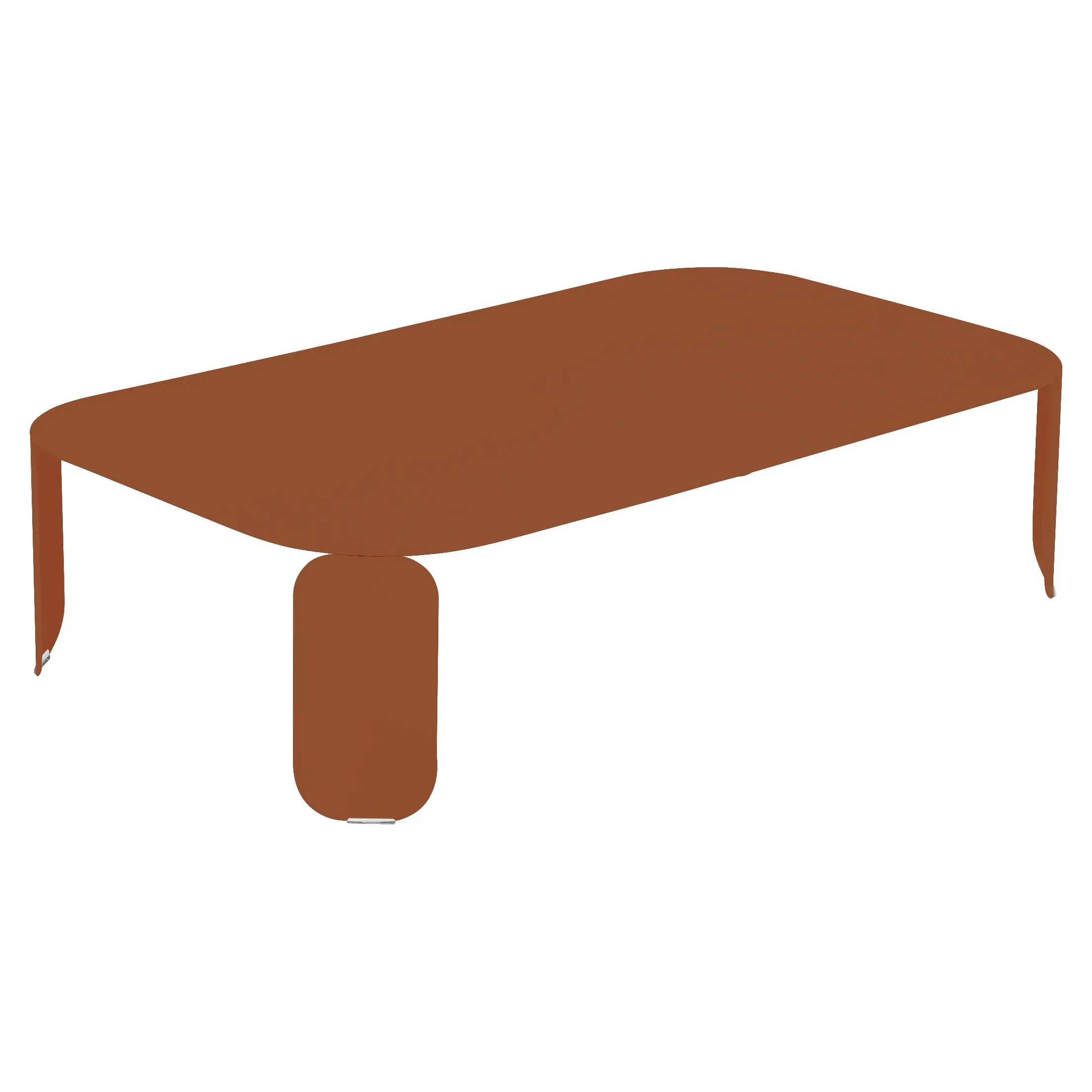Fermob Table rectangulaire Bebop - E2 orange confite - H 29 cm
