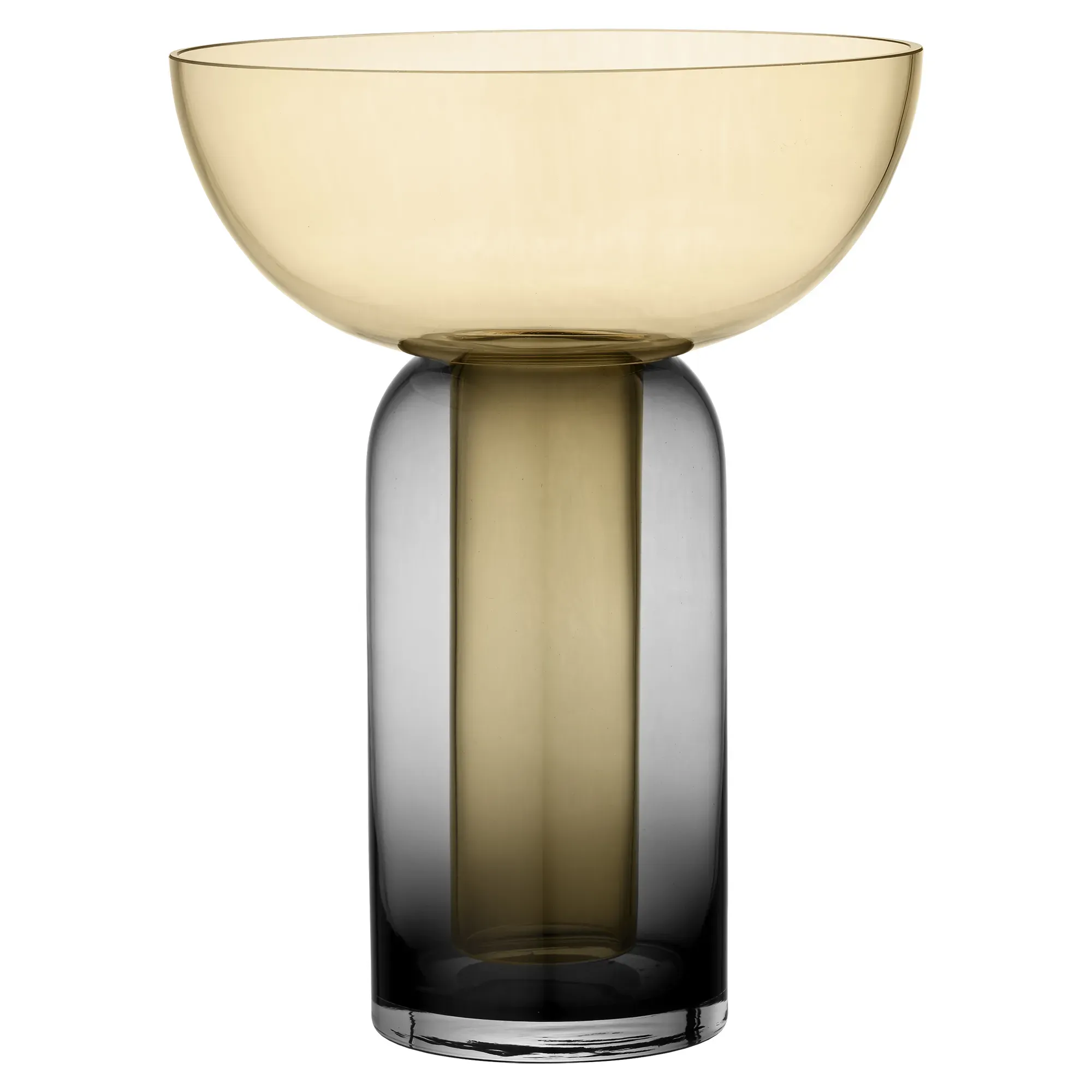 AYTM Vase Torus  - Hauteur/Ø 33 x 25 cm - amber