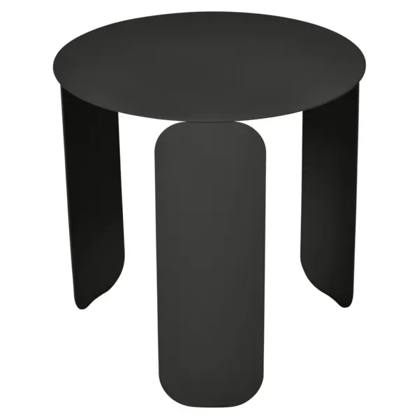 Fermob Table Bebop ronde - 42 réglisse - Ø 45 cm