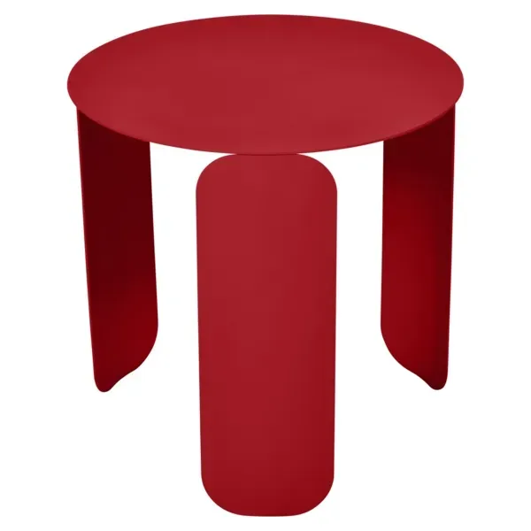 Fermob Table Bebop ronde - 67 rouge coquelicot - Ø 45 cm