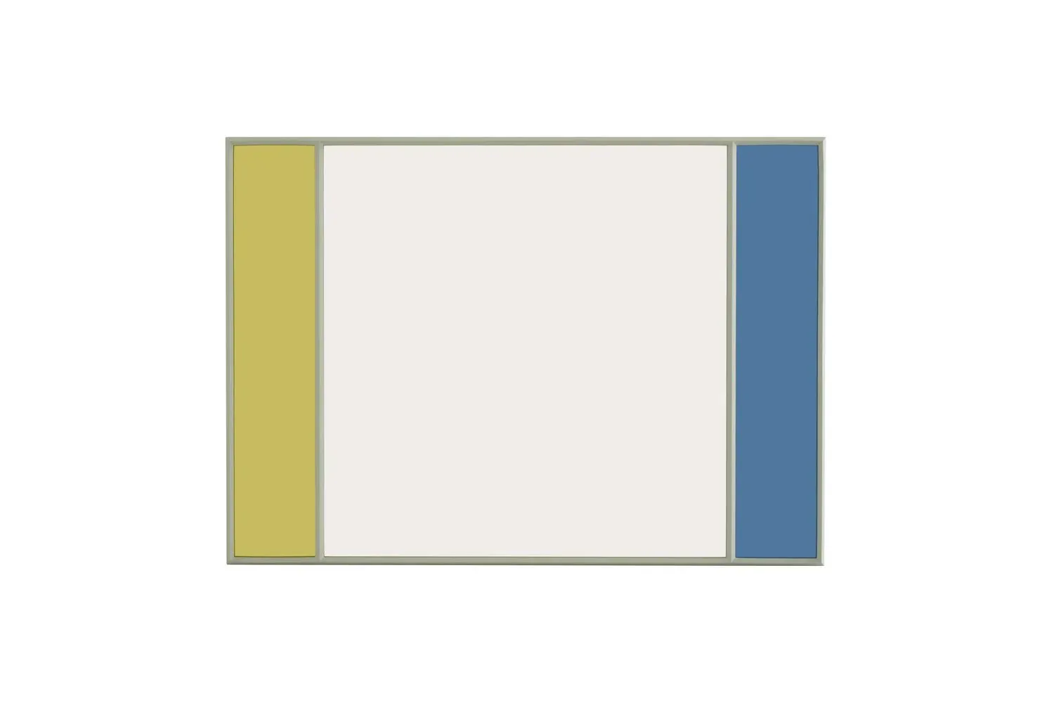 Magis Miroir Vitrail rectangulaire - gris clair