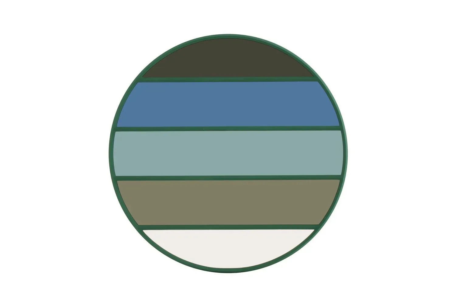 Magis Miroir Vitrail rond - vert