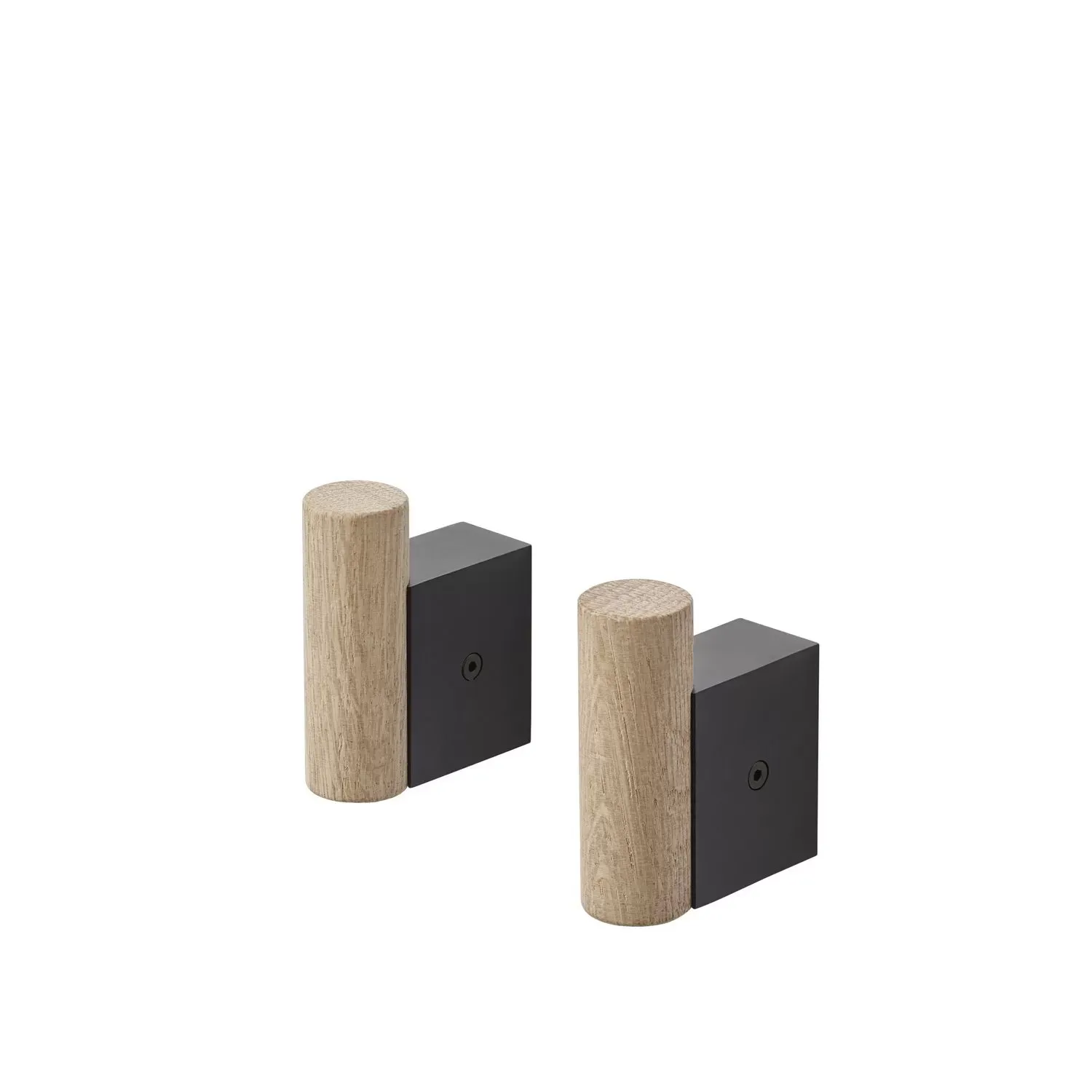 Muuto Patères (jeu de 2) Attach - noir