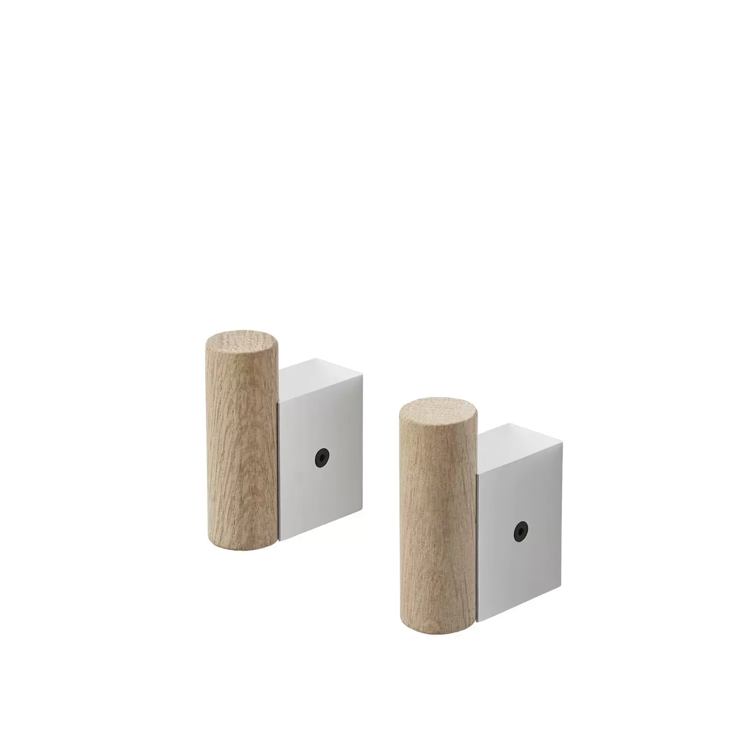 Muuto Patères (jeu de 2) Attach - 	 aluminium