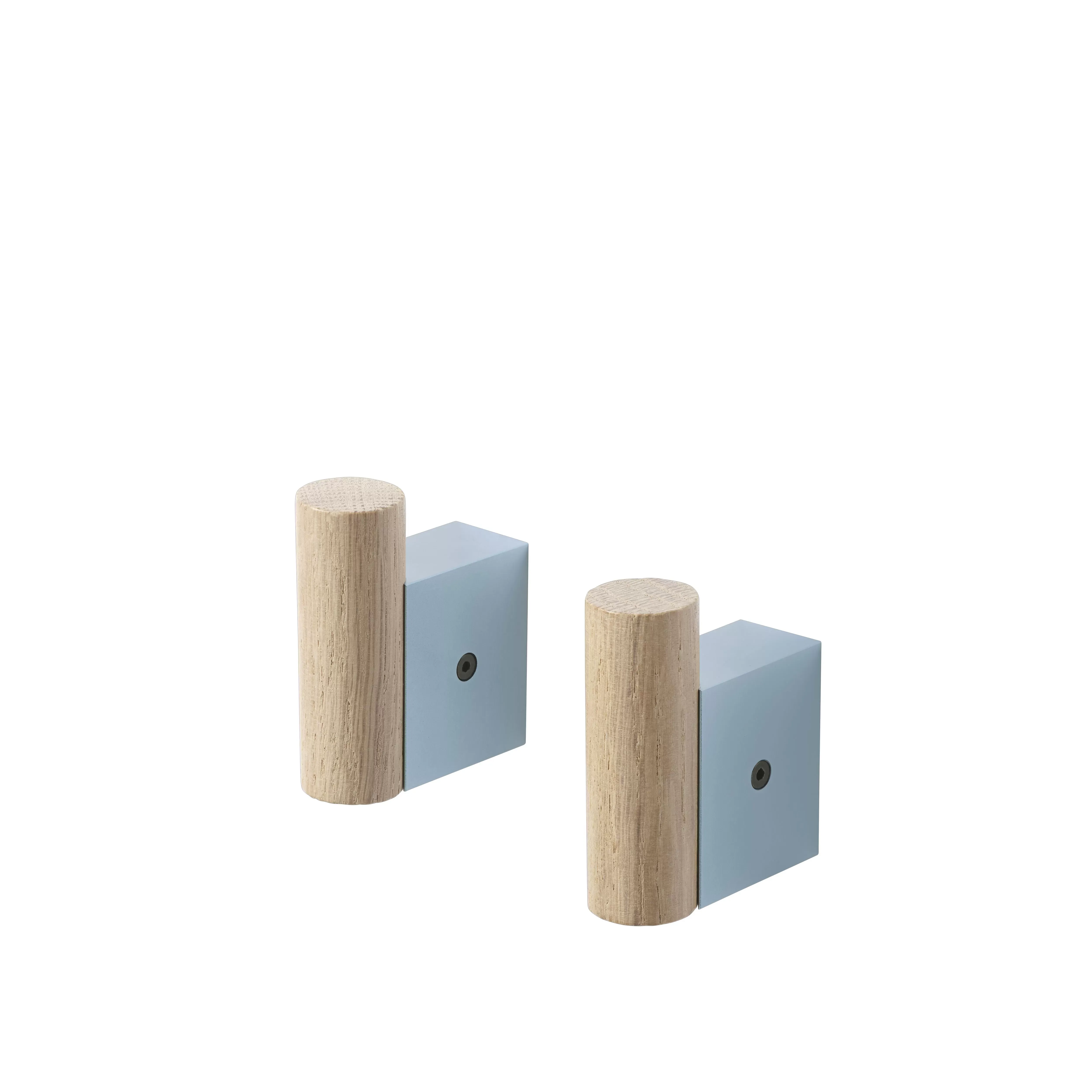 Muuto Patères (jeu de 2) Attach - Pale Blue