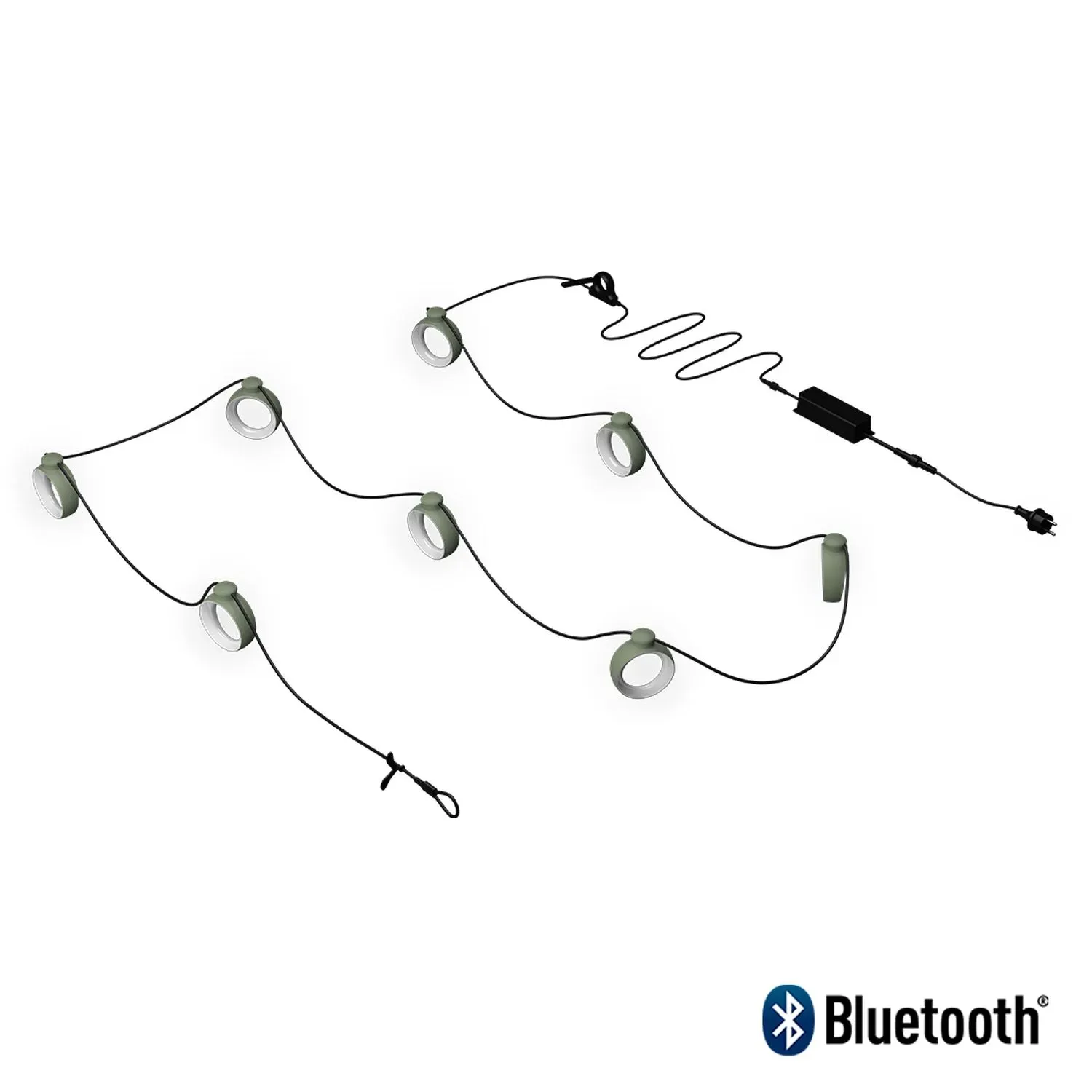 Fermob Guirlande lumineuse Hoop - 82 cactus