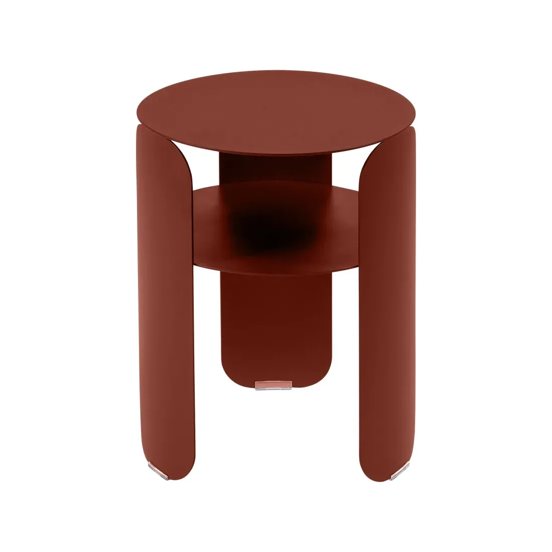 Fermob Table d'appoint ronde Bebop - 20 ocre rouge