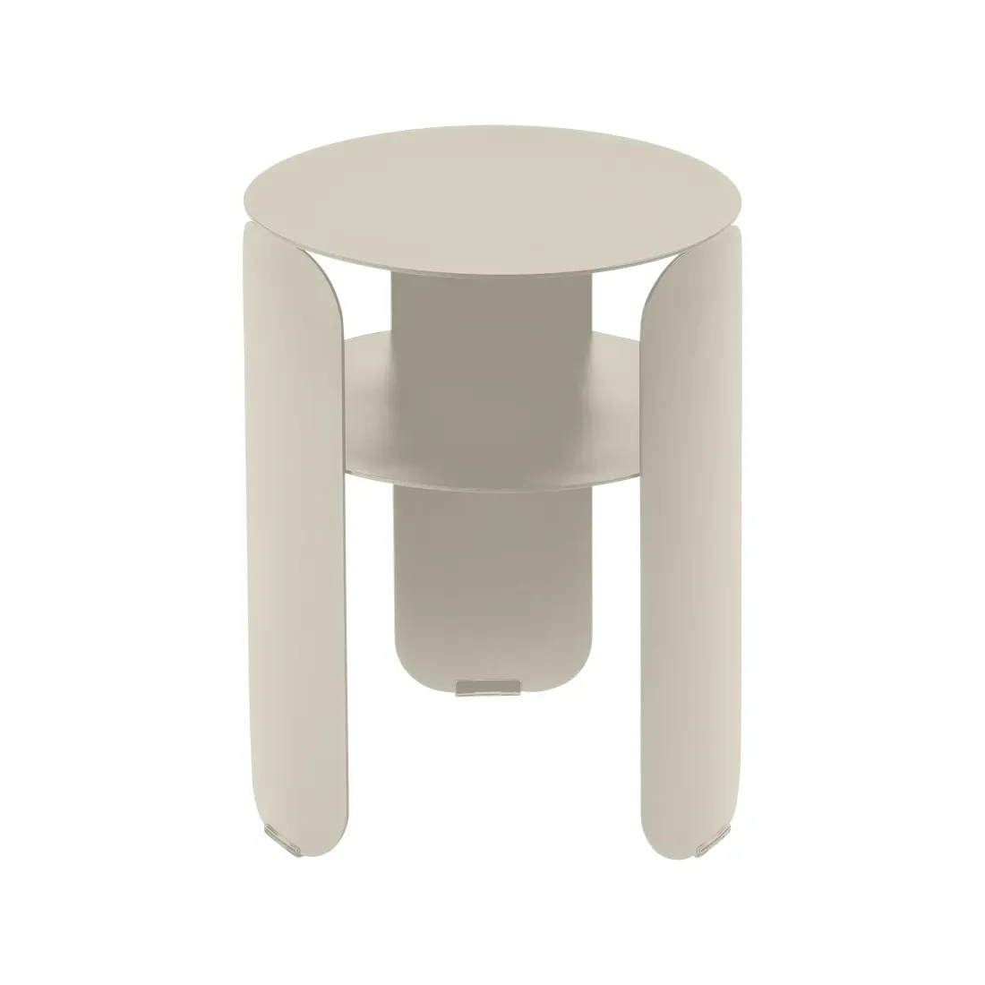 Fermob Table d'appoint ronde Bebop - A5 gris argile