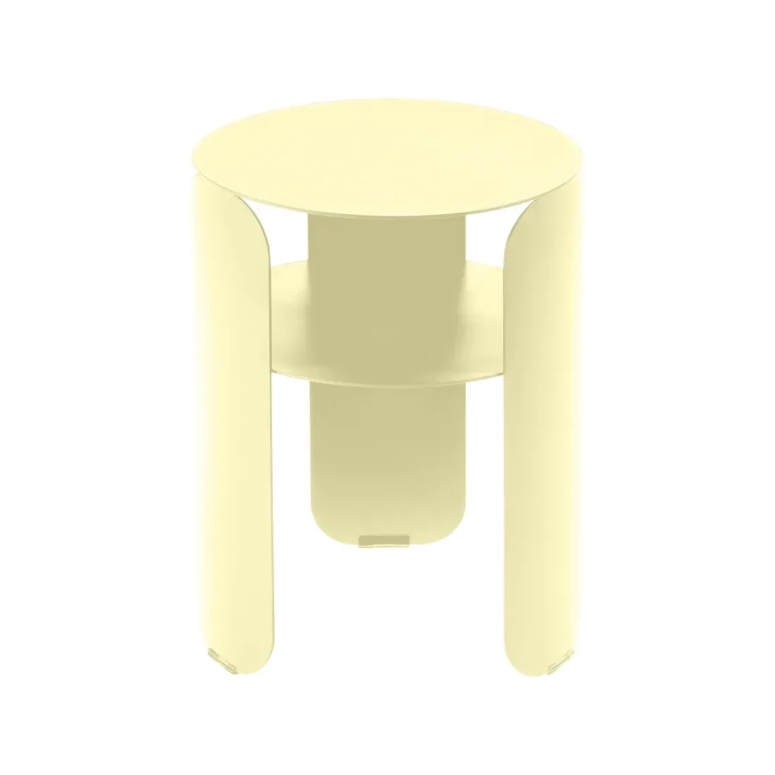 Fermob Table d'appoint ronde Bebop - A6 citron givré