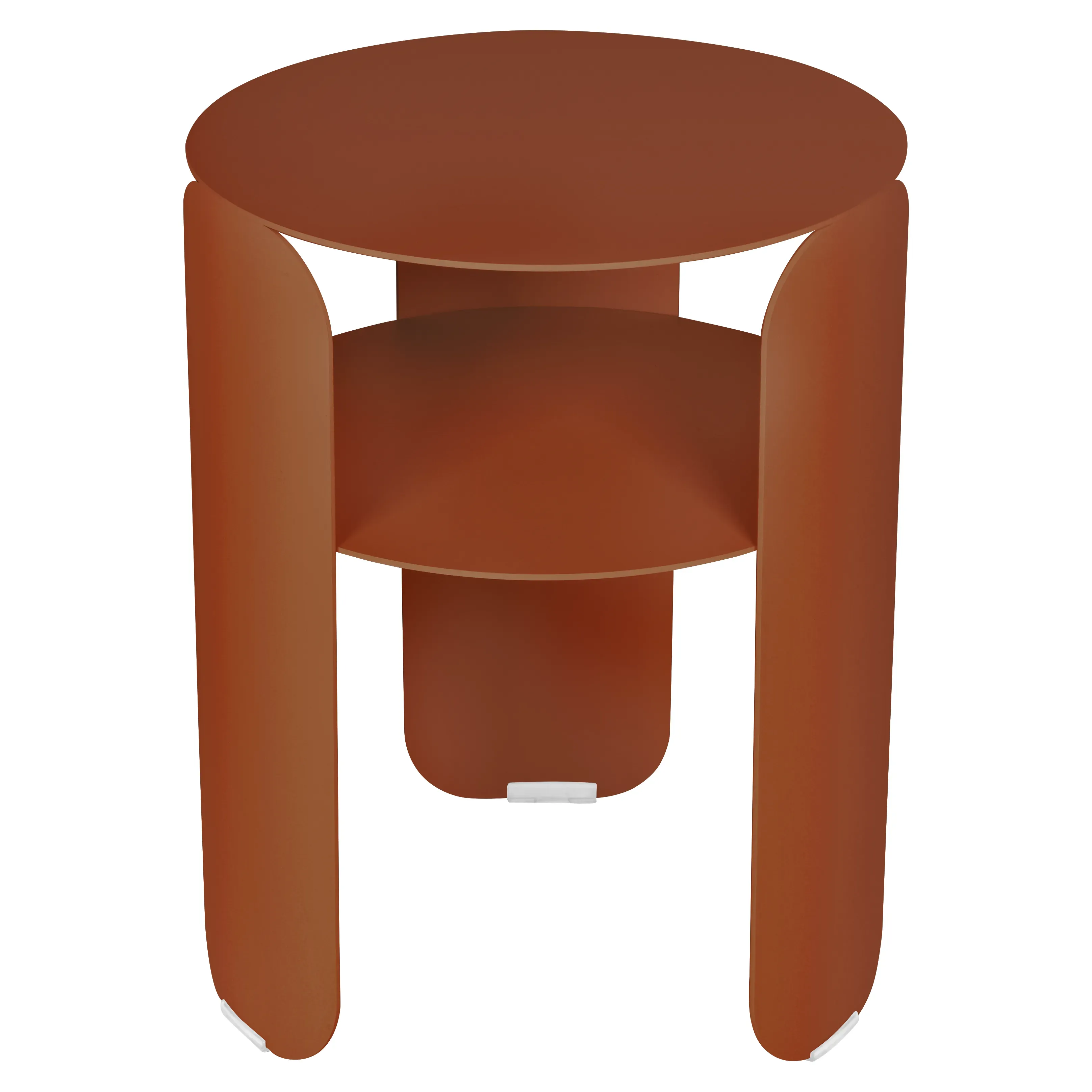 Fermob Table d'appoint ronde Bebop - E2 orange confite