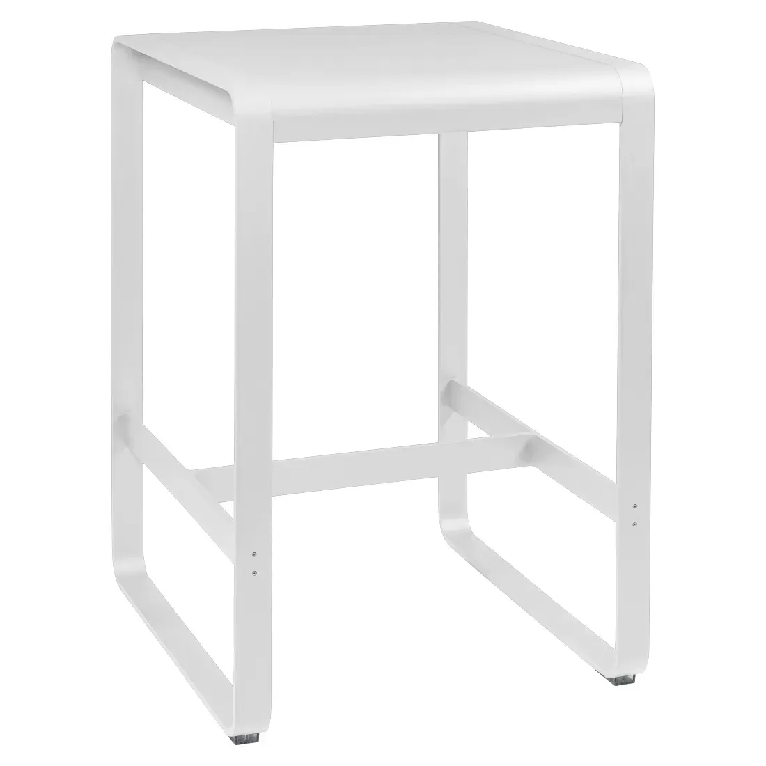 Fermob Table haute Bellevie - 01 blanc coton - 74 x 80 cm